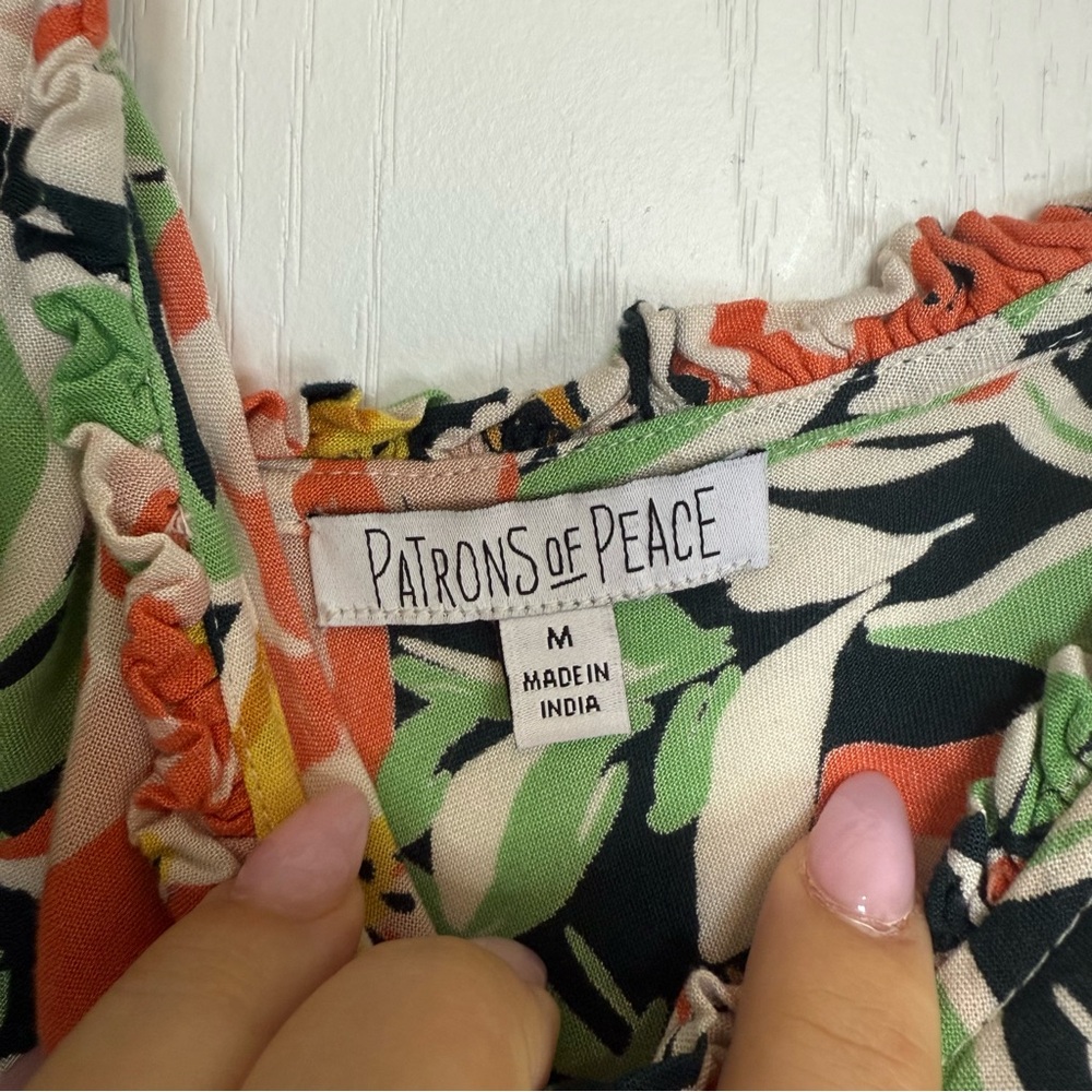 Patrons of Peace Vibrant Floral Mini Dress - Picture 4 of 6